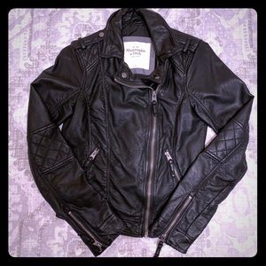 SOLD Ladies (S) Abercrombie Moto Jacket